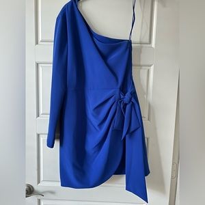 Gianni Bini Blue Asymmetrical Dress in Size 6